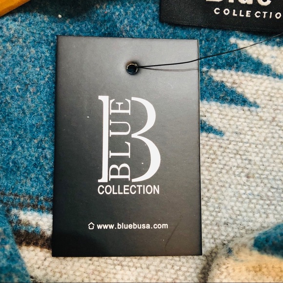 Aztec Tribal Jacket Oversized Heavy Flannel Shacket - Picture 11 of 12